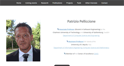 Desktop Screenshot of patriziopelliccione.com